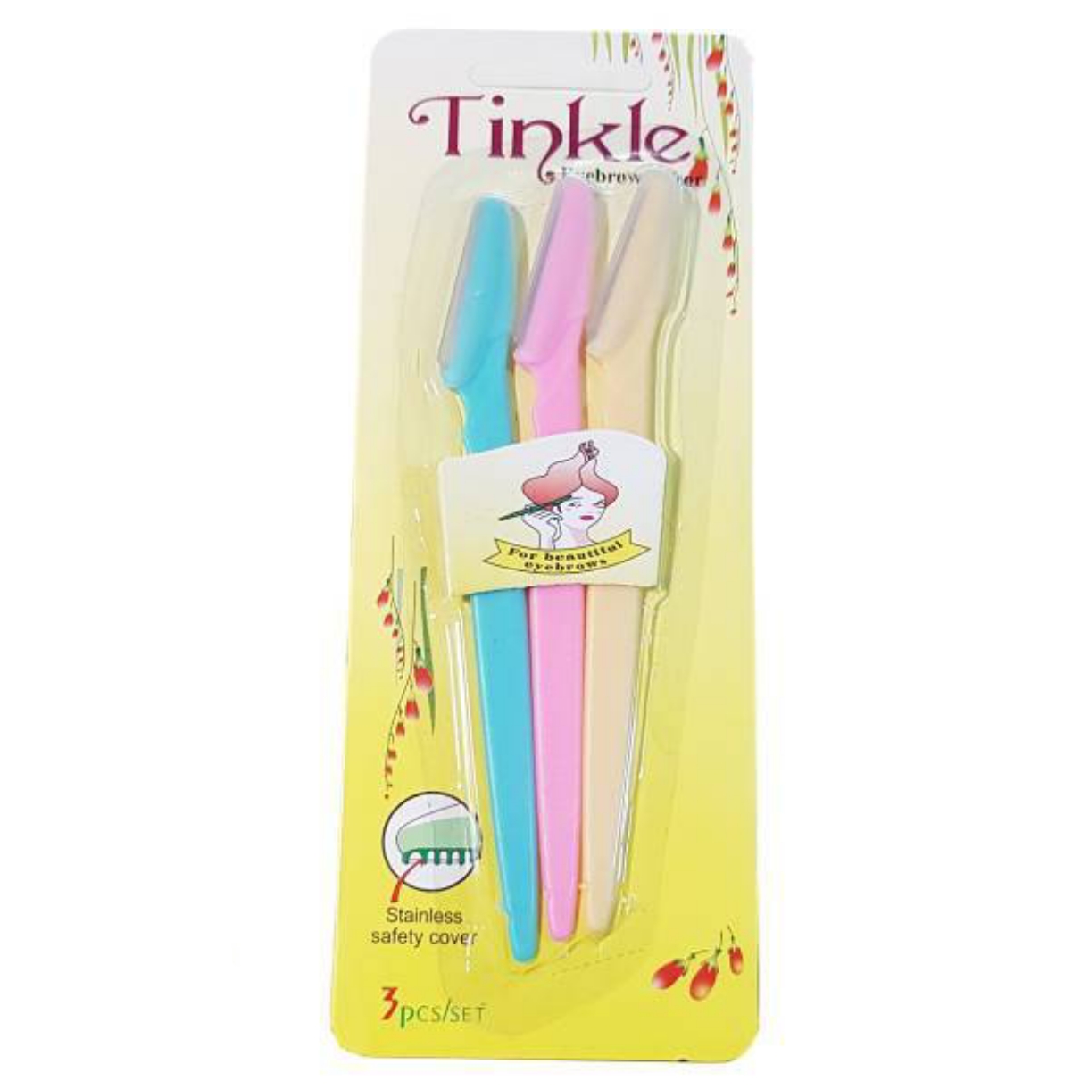 تیغ اصلاح ابرو تینکل (Tinkle) مدل Shaper بسته 3 عددی